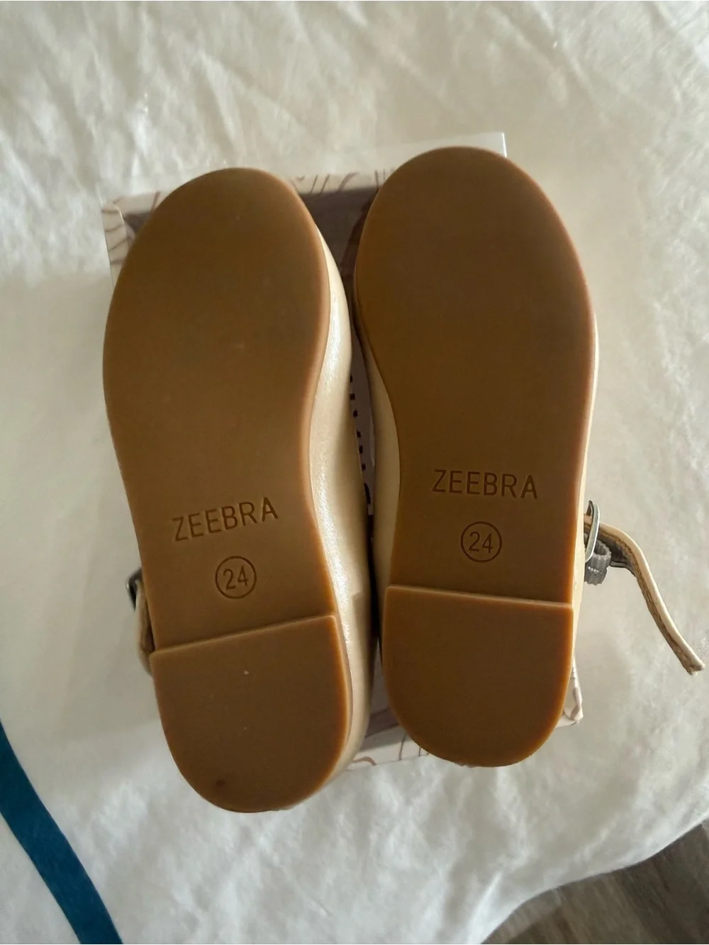Zebra Light Pink size 24 shoes